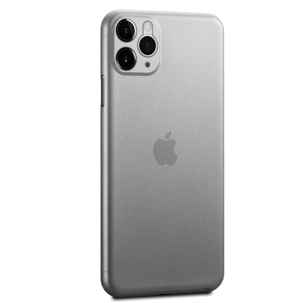Ультратонкий Роскошный чехол для телефона для iPhone 11 Pro Max X XR XS Max, задняя крышка 0,35 мм, ультра тонкий ПП Жесткий ПК Бампер для iPhone 11 - Цвет: Transparent White