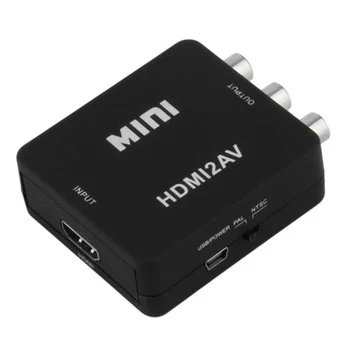 

New HDMI to RCA CVBS AV Converter Adapter 1080P HDMI2AV Video Converter Box RCA Composite AV to HDMI Video Audio Converters