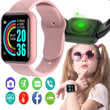 

Connected Watch Child Color Screen Smart Sport Bracelet Activity Running Tracker Heart Rate Digital Electronic Watch Y68