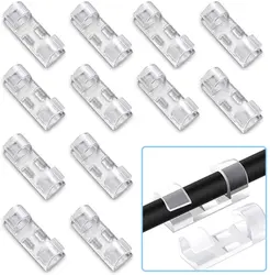 Cable Organizer Clip Adhesive Charger Clasp Desk Wire Manager Cord Earphone Line Tie Fixer Management USB Winder Clips Holder