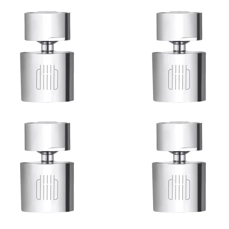 4pcs Xiaomi DABAI кухонный аэратор водный диффузор Bubbler цинковый сплав водосберегающая головка фильтра кран с форсункой соединитель двойной режим - Цвет: 4pcs
