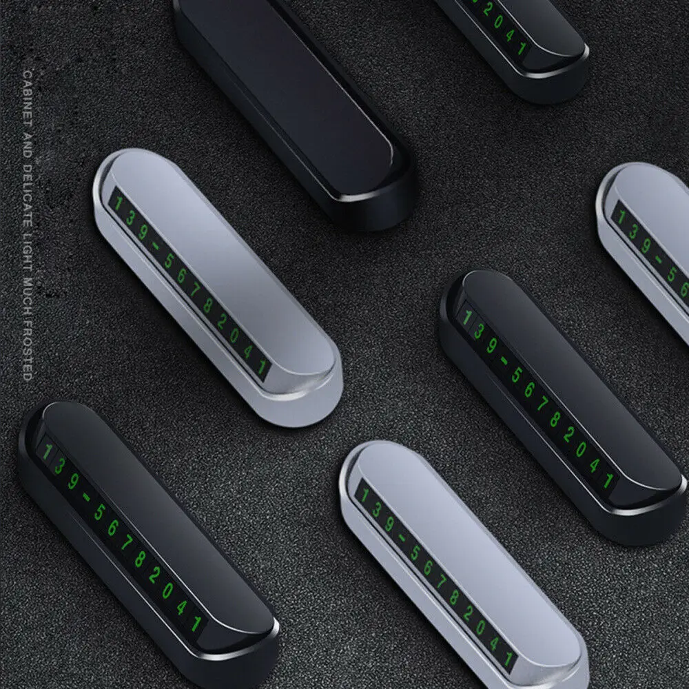 Universal Drawer Style Car Parts Parking Card Accessories Vehicle Car Temporary Parking Card Phone