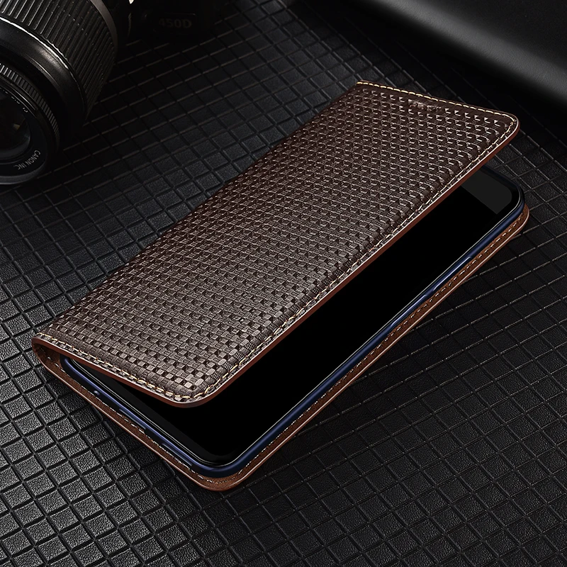Luxury Genuine Leather Magnetic Flip Cover Case For XiaoMi Poco X2 X3 NFC F1 F2 M2 M3 Pro Mobile Phone Cover