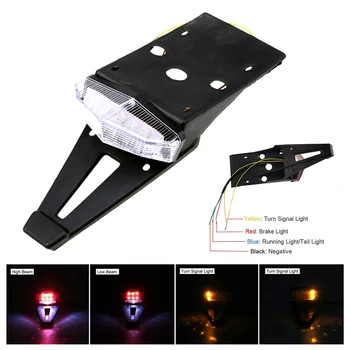 

Durable And Practical Motorcycle Motor Bike LED Rear Fender Brake Tail Light Turn Signal Off-road