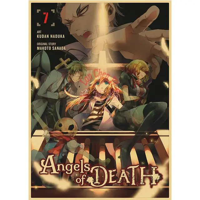  Japan Anime Game Poster Angels of Death Poster Room Decor  Posters Canvas Wall Art Prints for Wall Decor Room Decor Bedroom Decor  Gifts Posters 20x30inch(50x75cm) Frame-style: Posters & Prints