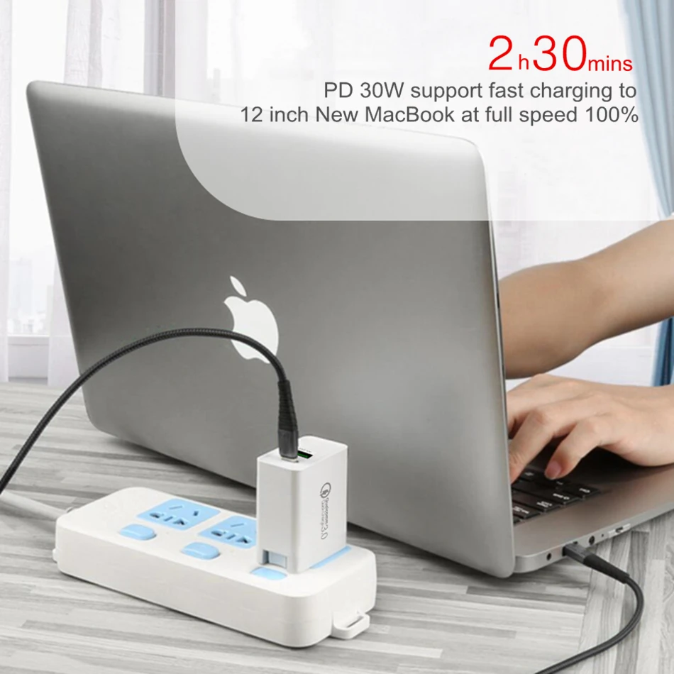 Amstar 48 Вт Быстрая зарядка QC4.0 3,0 USB зарядное устройство для iPhone 11 samsung 10 huawei PD 30W зарядное устройство type-C Быстрая Зарядка адаптер для путешествий