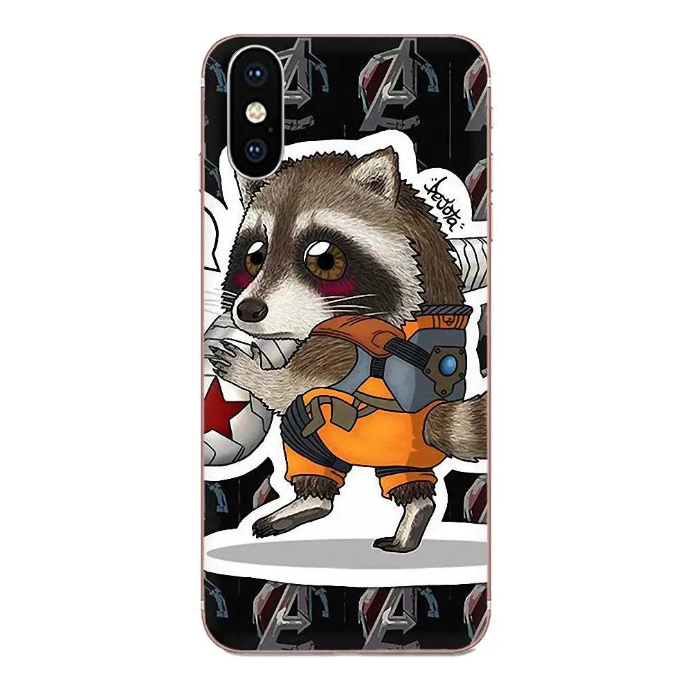 as picture ТПУ чехол для сотового телефона животное енот арт Coque для Xiaomi Red mi 4 7A 9T K20 CC9 CC9e Note 7 9 Y3 SE Pro Prime Go Play - Цвет: as picture