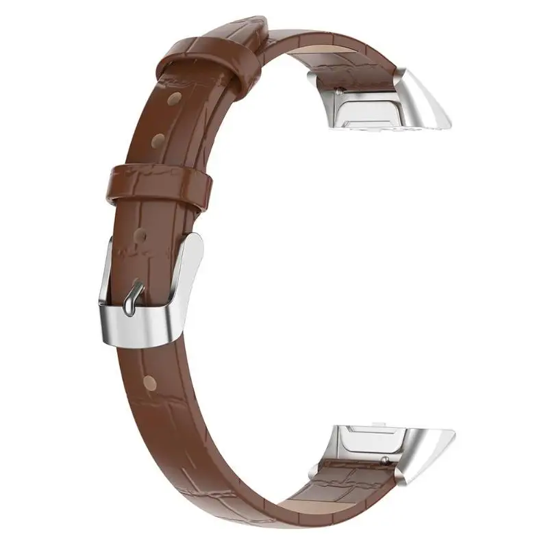 Бамбуковые кожаные часы ремешок Браслеты Для samsung Galaxy Fit SM-R370 - Цвет: D