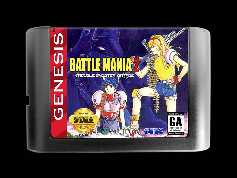 Genesis Game : Battle Mania 2-неисправный шутер в винтажном стиле (версия США!) | Электроника