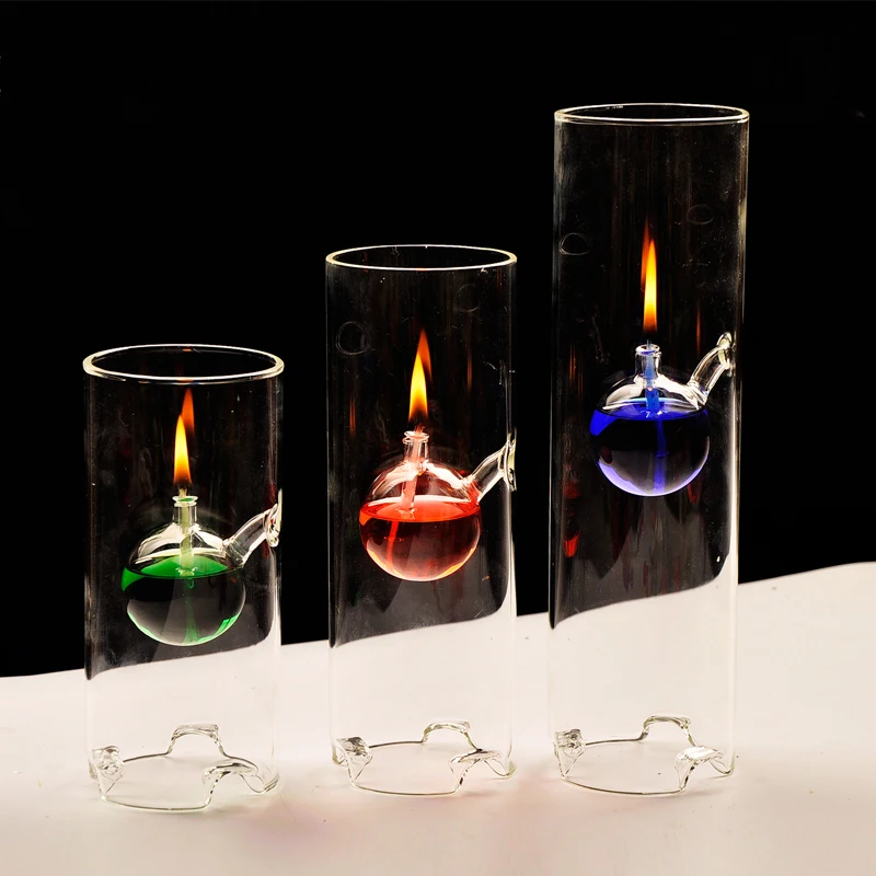 1 стекло для ПК подсвечники, стеклянные лампы масляные центральные для Рождества, свадьбы, домашнего декора, вечеринок и юбилей