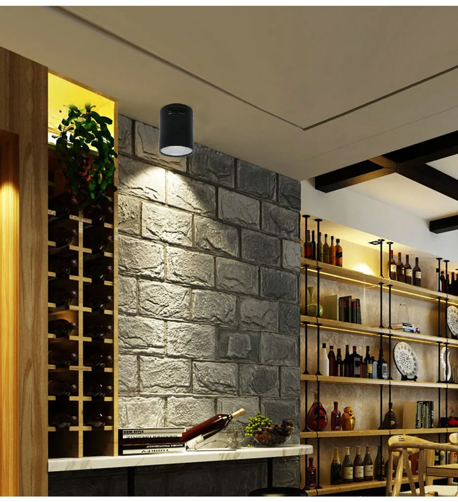 Led Downlight Led Surface Mounted Spot Light COB Chip Dimmable 3W 5W 7W 10W Ceiling Lamp For Living Room Bedroom Store Lighting