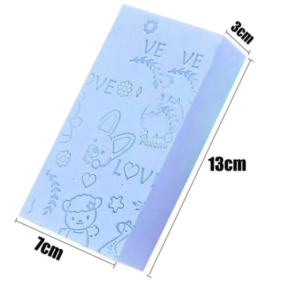 Ultra Soft Bath Sponge Square Woman Multifunction Durable Gift Scrubber Sponge Exfoliating Shower Sponge Towel Family