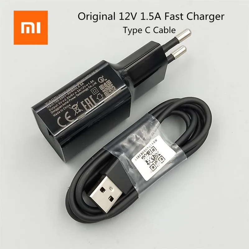 Xiao mi 6 6X быстрое зарядное устройство QC 3,0 адаптер быстрой зарядки Usb type C для mi 9 lite SE 9t pro Max 3 A3 redmi 8a note 7 8 pro - Цвет: EU and Cable