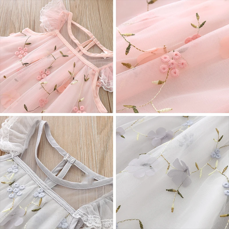 Mayfair Cabin/осенняя одежда для девочек; свадебное кружевное платье в горошек; платье принцессы; детское элегантное платье из тюля для девочек; платье с цветочным узором для девочек