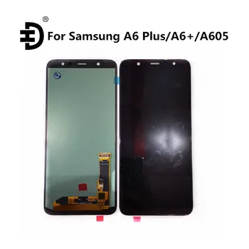 

Original HD 6.0" AMOLED LCD Display For Samsung Galaxy A6 Plus SM-A605F Touch Panel Digitizer For SAMSUNG A6+ A605FN LCD Screen