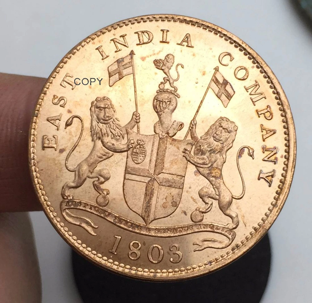 20 наличных Восточной индийской компании 1803 имитация монеты 99% медь