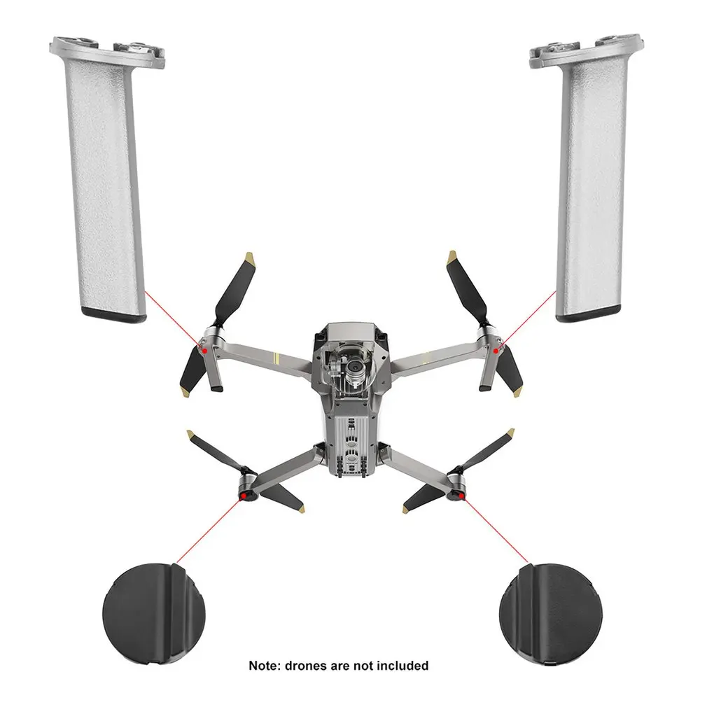 4 шт. Дрон шасси наборы для DJI Mavic pro замена расширитель ноги штатив сменный кронштейн крепления частей левый и правый