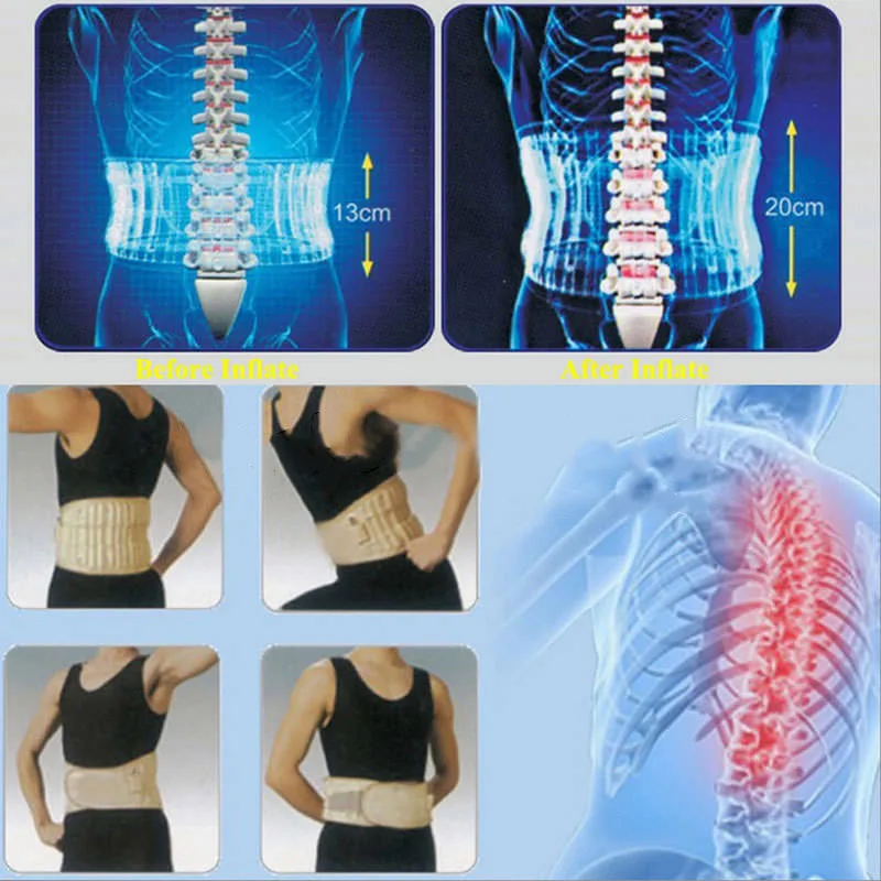 

Decompression belt back support lumbar support to reduce waist pressure extension with painkiller MSU99