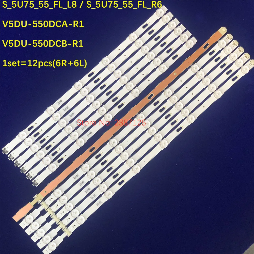 100% New LED Backlight Strip Ue55ju6410 Ue55mu6120k Un55ku6500 Bn96-39659a V5DU-550DCA-R1 V5DU-550DCB-R1 Bn96-40099a Bn96-40100a