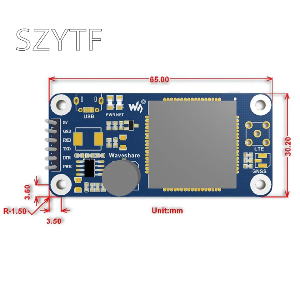 Raspberry Pi 3 B+ SIM7000C NB-IoT/eMTC/EDGE/GPRS/GNSS плата расширения 4G связь