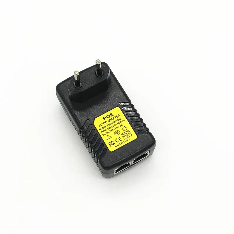 CCTV безопасности AC 110 V-240 V DC/DC 12V 15V 24V 48V 0.5A 1A POE инжектор Мощность адаптера Ethernet IP Камера телефон PoE Питание