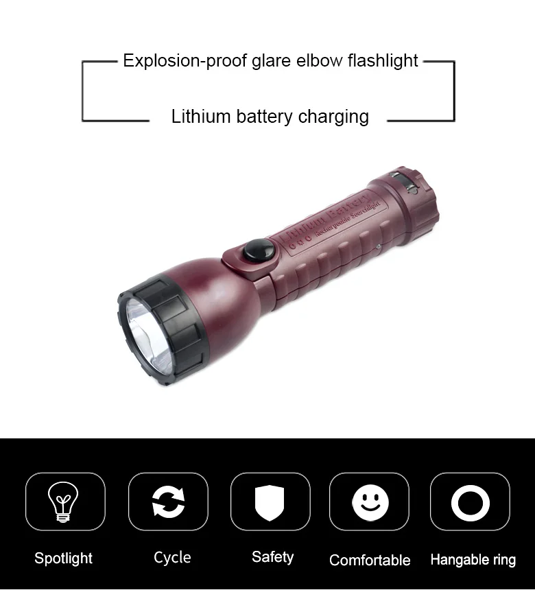 Recarregável de Longo Lâmpada de Longo Brilho Lanterna Alcance Xenon Dobrável 3.7v2000mah Led 1 led xenon lâmpada de longo alcance lanterna dobrável