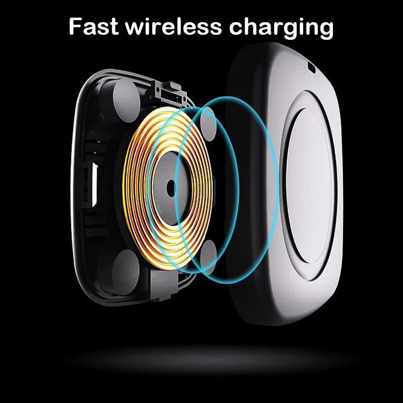 10 Вт Qi автомобильное беспроводное зарядное устройство Быстрая 2 в 1 Магнитная присоска для автомобиля держатель для телефона Подставка для iPhone X 8 для samsung S10 s8
