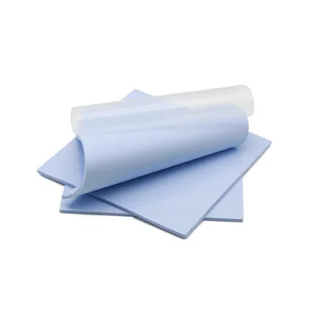 

Electronic components cooling pad custom 1.5W thermal silica gel blue 2MM thermal pad thermal conduction joint gasket