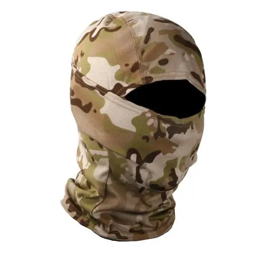 Camouflage Outdoor Cycling Hunting Hood Protection Balaclava Head Face Cover Breathable Scarf 