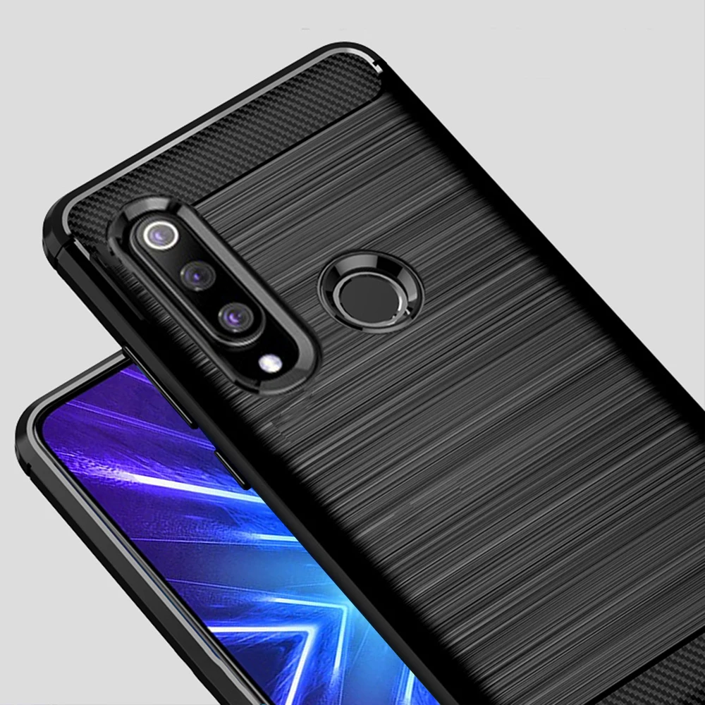 Для honor 9X9 X Премиум чехол из углеродного волокна противоударный чехол для телефона для huawei honor 9 X STK-LX1 чехол гибкий бампер