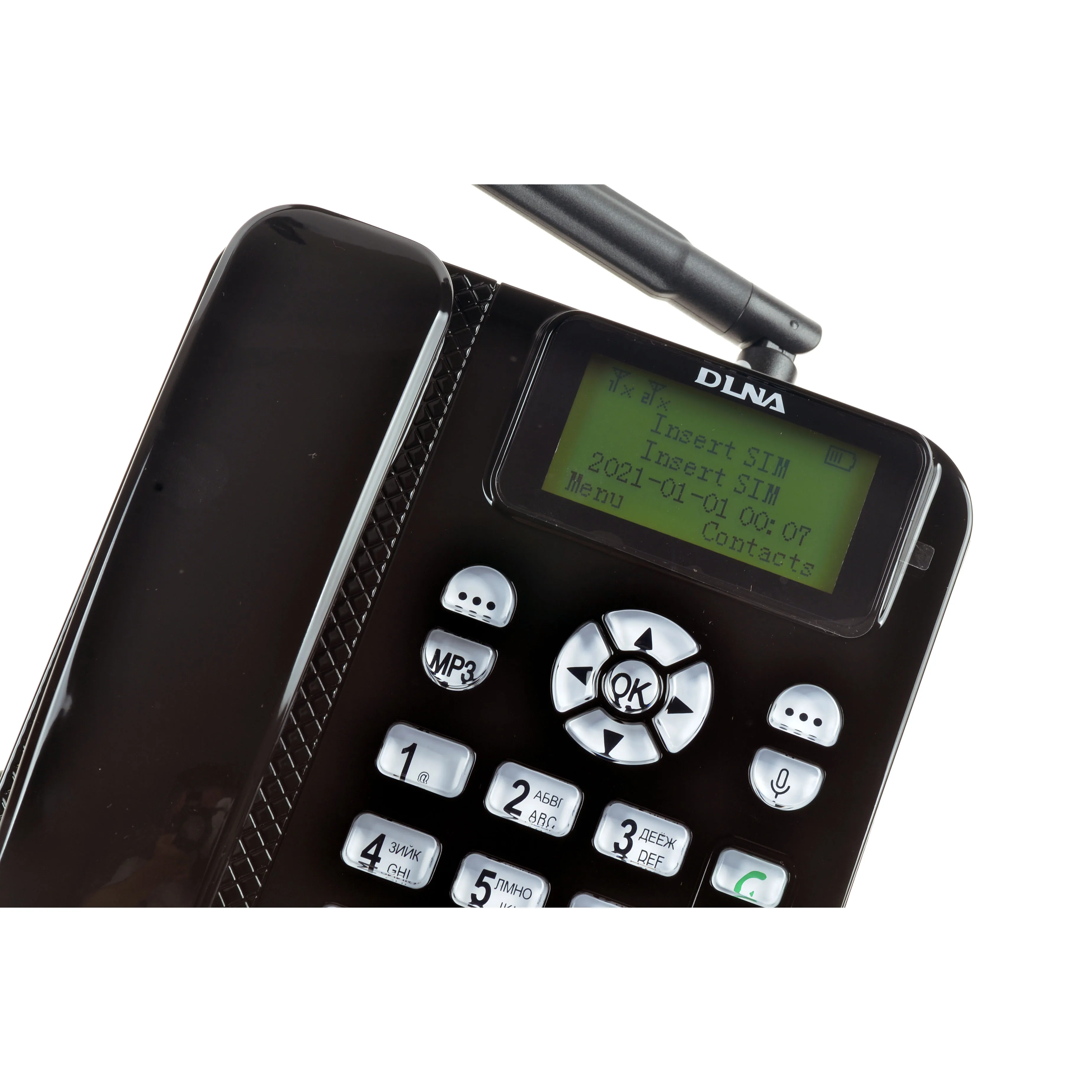 GSM Fixed Wireless Phone high Quality Dual SIM Card Big LCD Big Display with 10 days standby For Office Home Remote Area Use