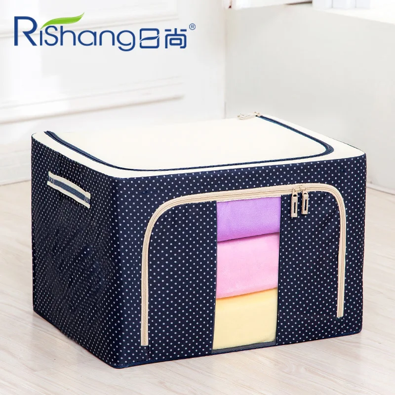 Clothes Spinning Storage Oxford Cloth Packing Blanket Organizing Box Clothes Storage Box Storage Folding Bag Large Size