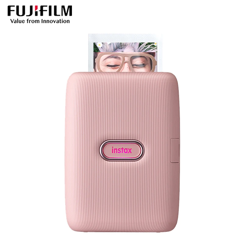 canon ivy mini photo printer Fujifilm Instax Mini Link Printer Registered Print From Video Motion Control Print Together In Fun Mode Pink White Blue #R20 cheap mini printer Printers