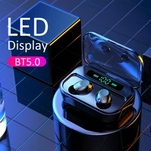 M7 мини TWS беспроводные наушники стерео беспроводные BT5.0 наушники водонепроницаемые спортивные гарнитуры с зарядным боксом для Android/iOS