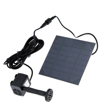 

7V 1.2W Micro Solar Brushless Water Pump Floating Fountain Submersible Pump for Outdoor Garden Fountain Fish Tank Pond