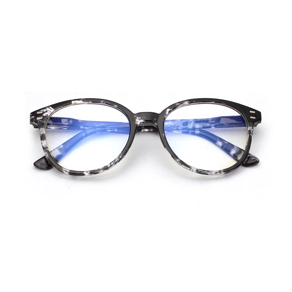 

2020 Blu-ray Glasses Round Frame Fashion Leopard Radiation Protection Unisex