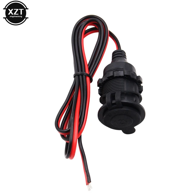 Universal 12V-24V 120W Wasserdichtes Auto Weibliche Zigarettenanzünder  Steckdose Steckdose Adapter Stecker Wit