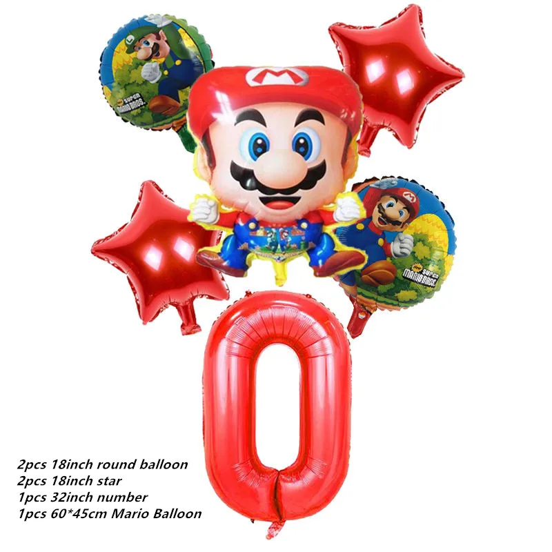 Number 0 Set 10 шт/лот Супер Марио тема стаканчики для вечеринки Супер Марио бумажные чашки Дети День рождения украшения Марио Bros вечерние поставки - Цвет: Number 0 Set