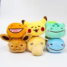 Takara Tomy Pokemon 12 Cm In De Auto Pluche Pop Pikachu Originele Eevee Op Een Hanger(China)