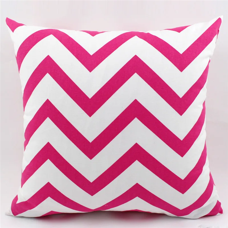 

Wavy pattern cotton canvas printing Europe and the United States explosion models large size sofa car pillowcase wholesale