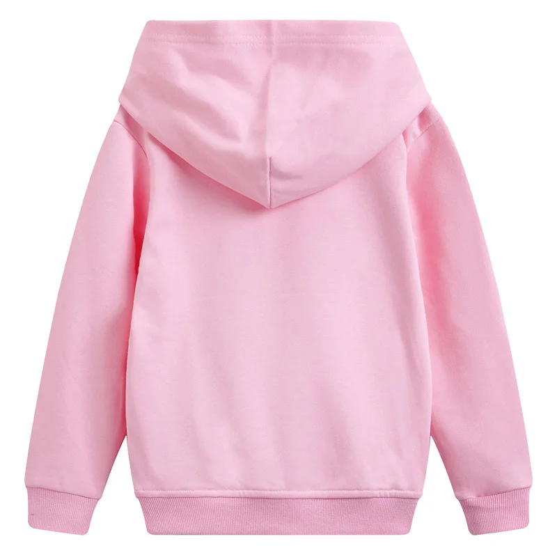 DE PEACH Autumn Winter Cotton Kids Girls Boys Hoodies Outerwear Teenager Children Hooded Pullover S