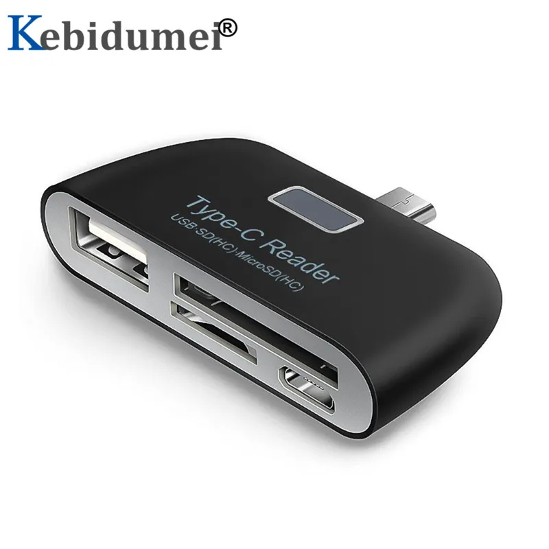 3 в 1 USB 3,1 type C USB-C TF SD OTG кардридер для Macbook Phone Tablet считыватели карт памяти адаптер