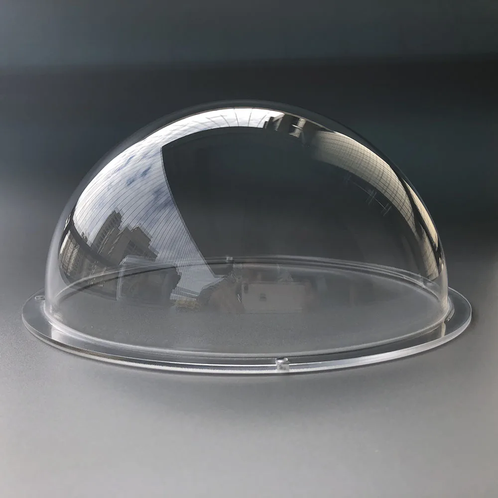 8.6 Inch Outdoor Waterproof HD Clear Cover Acrylic Plexi Glass Surveillance CCTV Camera Dome Protector Housing Case 220x100mm