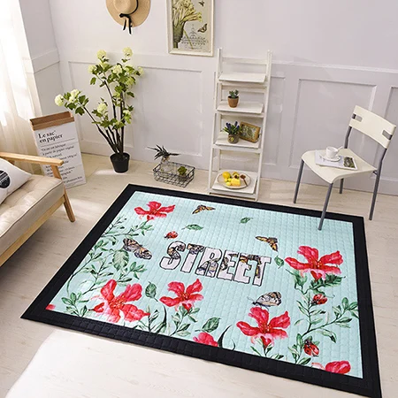Детские игровые коврики 145X195 см большой ковер 1,5 см толстый мультфильм противоскользящее одеяло гостиная коврики для йоги - Цвет: 4