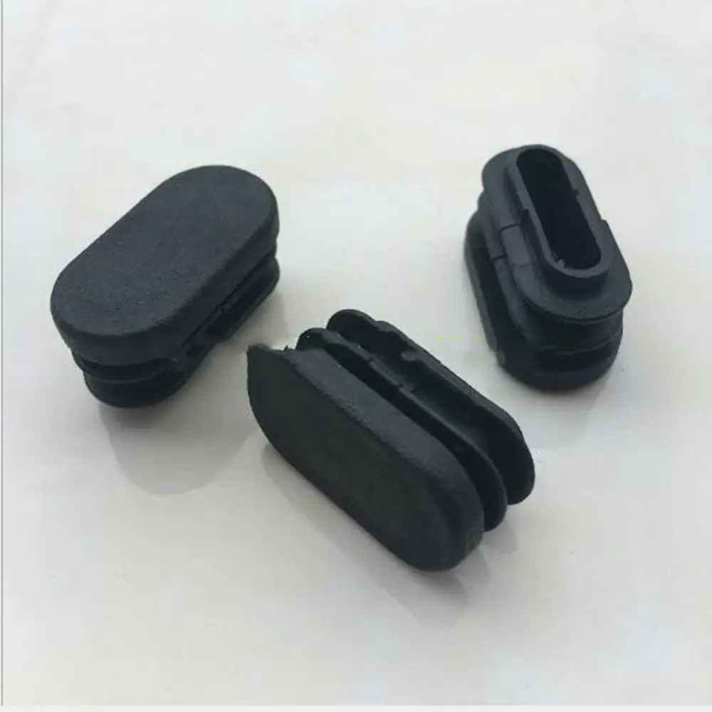 50pcs PVC Rubber Plug Cover Flexible Glue Waterproof Cap Plug Pipe Fittings oval waterproof plug LWW9227