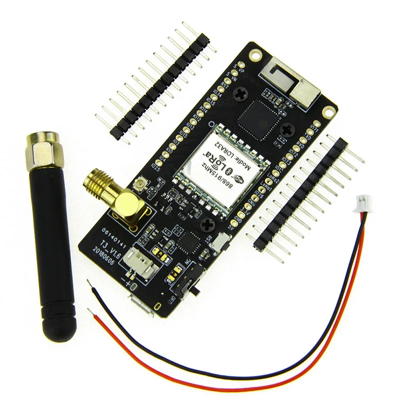 TTGO ESP32 LoRa32 433/868/915 МГц OLED 0 96 дюймовая SD карта Bluetooth WI FI модуль QJY99|Беспроводные
