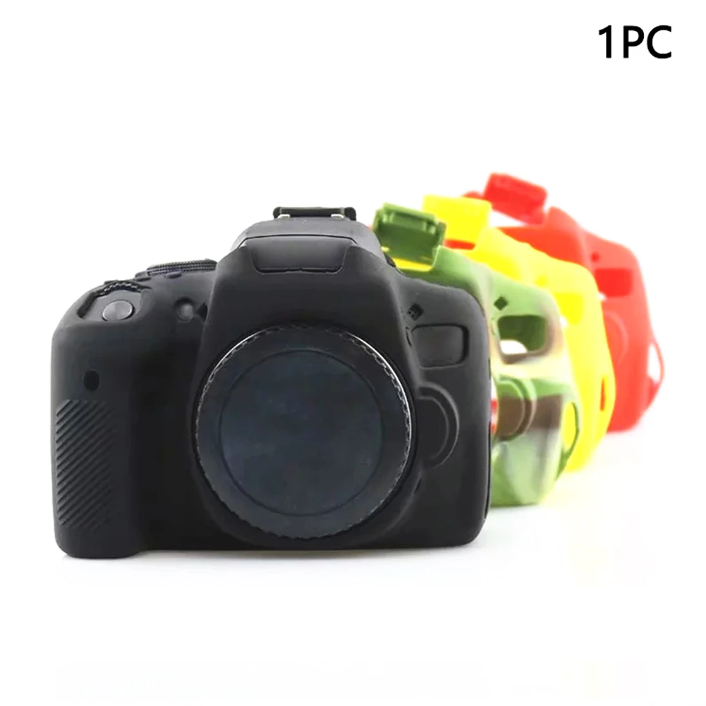 Портативный защитный чехол, компактный силиконовый чехол для DSLR камеры, прочный эластичный чехол с защитой от царапин для Canon 750D