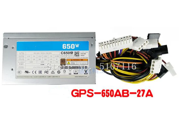 Для GPS-650AB-27A 650 Вт серверный блок питания будет полностью протестирован перед отправкой