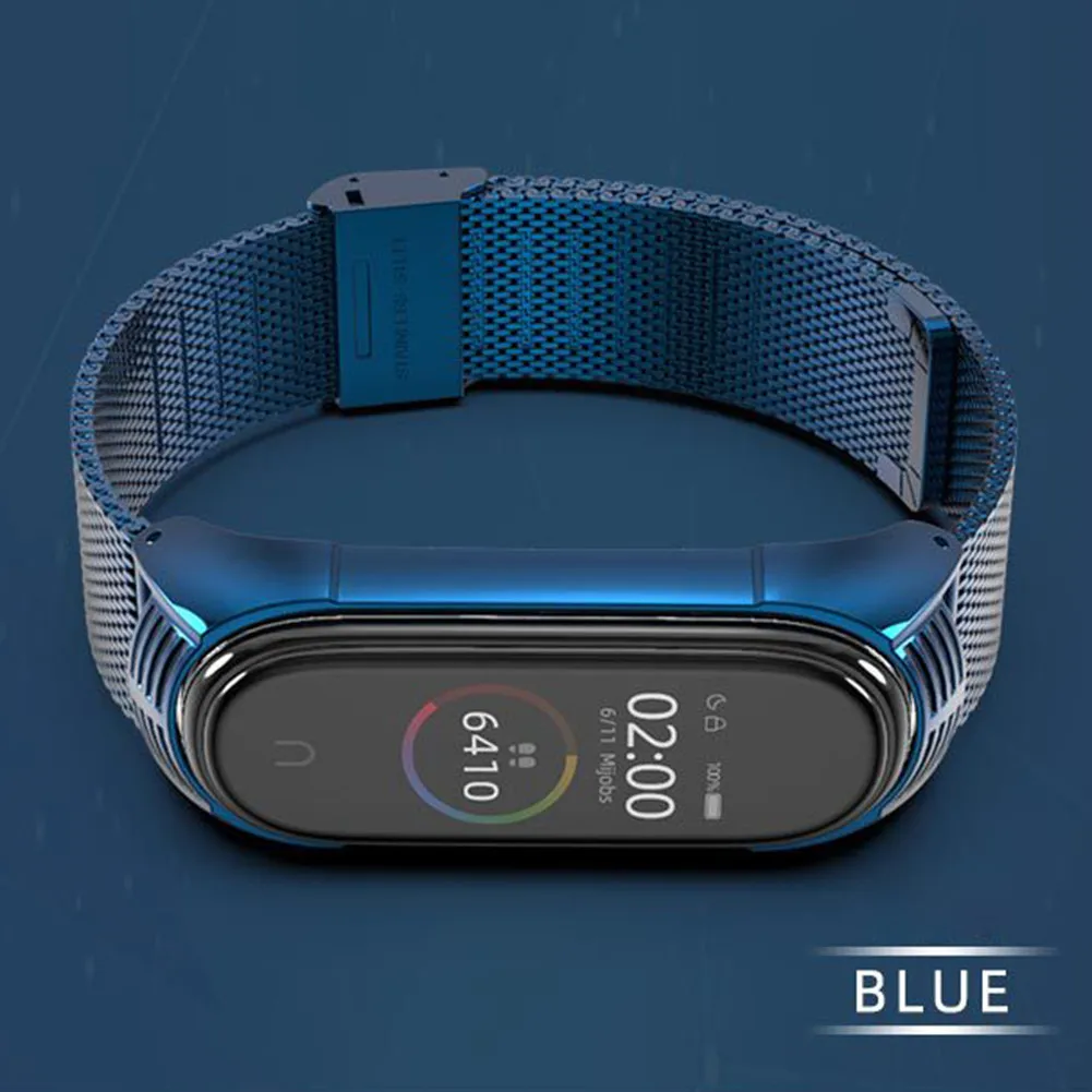Сменный металлический ремешок для mi Band 4 Xiao mi lano браслет с пряжкой mi Band 4 браслет mi Band 3 World NFC Браслет