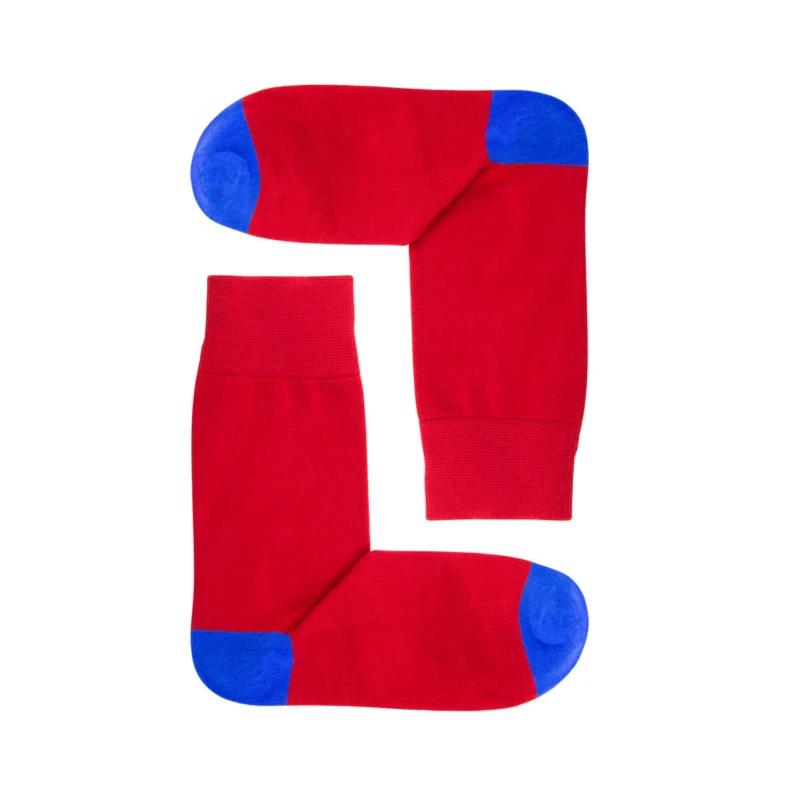 

2020 new Crew Socks Cotton Red Retro Japanese-style Sweat Absorbing Breathable Solid Color MEN'S AND WOMEN'S Socks Cotton Socks